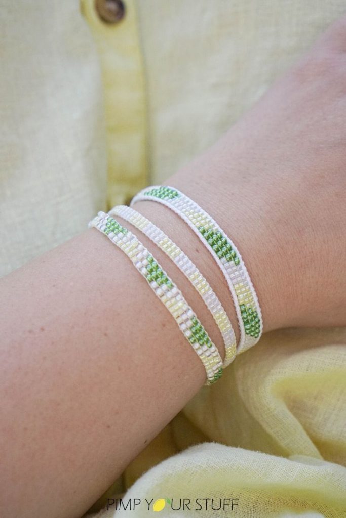 KELITCH Muschelperlen-Armband – Handgefertigtes Freundschaftsarmband Aus Miyuki-Perlen, Hellblau – Zarter Schmuck Für Damen